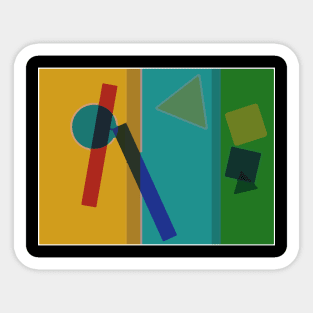 cubism Sticker